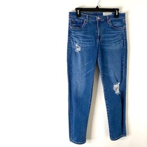 AG Adriano Goldschmied Stevie Ankle Petite Slim Straight Jeans Anthropologie